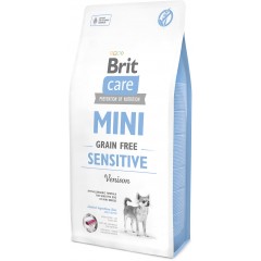 BRIT CARE Mini Sensitive - Venison 7kg PROMO Uszkodzenie