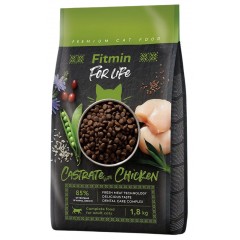 FITMIN Cat For Life Adult Castrate Chicken - nowa receptura