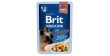 BRIT PREMIUM CAT Sterilised Chicken fillets in gravy 85g (saszetka)