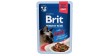 BRIT PREMIUM CAT Sterilised Lamb fillets in gravy 85g (saszetka)