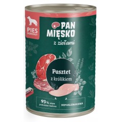 PAN MIĘSKO z ziołami - pasztet z królikiem 400g