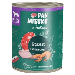 PAN MIĘSKO z ziołami - pasztet z krewetkami 800g