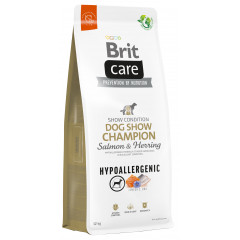 BRIT CARE Dog Hypoallergenic Dog Show Champion 1kg PROMO Uszkodzenie ubytek