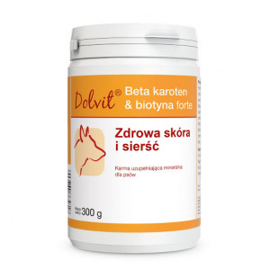 DOLFOS Beta karoten & biotyna forte - suplement diety dla psów