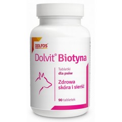 DOLFOS Biotyna - suplement diety dla psów 90 tabletek PROMO Krótki termin