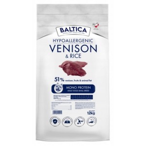 BALTICA NUTRACEUTIC Hypoallergenic Venison and Rice XS/S