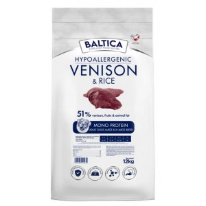 BALTICA NUTRACEUTIC Hypoallergenic Venison and Rice L/XL 12kg