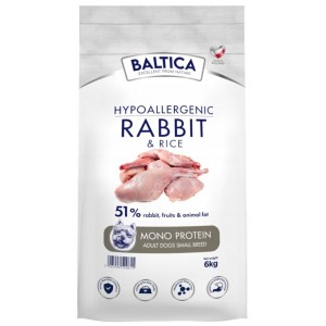 BALTICA NUTRACEUTIC Hypoallergenic Rabbit and Rice XS/S