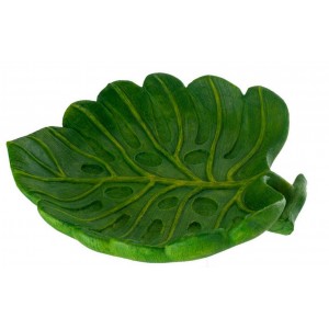 REPTILE NOVA Dish Leaf Miska do terrarium na wodę i jedzenie 15 x 13,5 x 3,5 cm