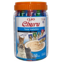 INABA CAT CHURU Varieties Tuna 50x 14g