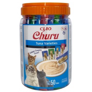 INABA CAT CHURU Varieties Tuna 50x 14g