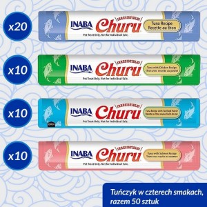 INABA CAT CHURU Varieties Tuna 50x 14g