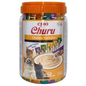 INABA CAT CHURU Varieties Chicken 50x 14g