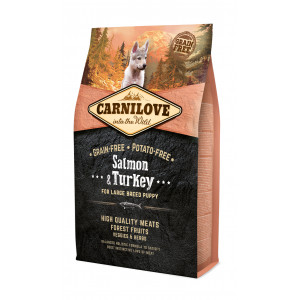 CARNILOVE Grain-Free Puppy Large Breed Salmon & Turkey - Łosoś i Indyk 