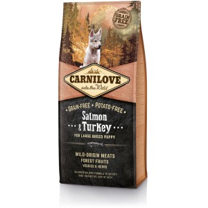 CARNILOVE Grain-Free Puppy Large Breed Salmon & Turkey - Łosoś i Indyk 