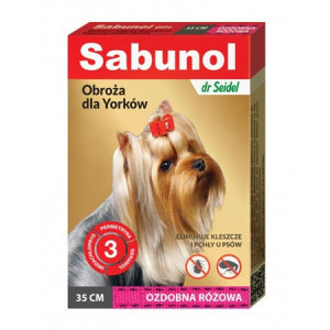 SABUNOL Obroża ozdobna dla psa 35cm