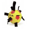 CAMON Dog Toy Piłka Nożna Uchwyty - Żółto-Czerwona