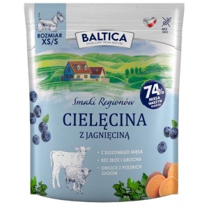 BALTICA SMAKI REGIONÓW Cielęcina z jagnięciną dla małych psów