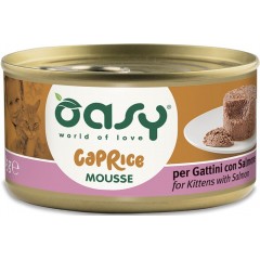 OASY Kot Mousse - kitten - z łososiem 85g (puszka)
