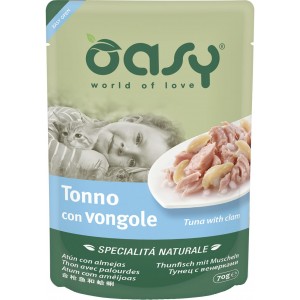 OASY Kot Tuńczyk z małżami 70g (saszetka)