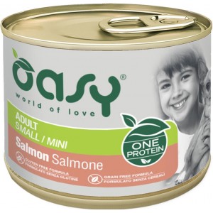 OASY Pies Adult S/Mini - Łosoś 200g (puszka)