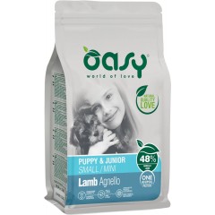 OASY Pies Puppy and Junior S/Mini - Jagnięcina