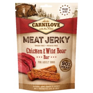 CARNILOVE JERKY Chicken and Wild Boar Bar 100g