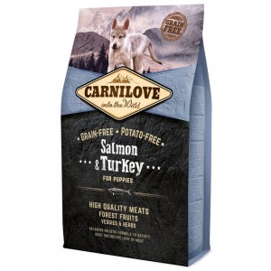 CARNILOVE Grain-Free Puppies Salmon & Turkey - Łosoś i Indyk