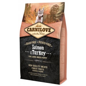 CARNILOVE Grain-Free Puppy Large Breed Salmon & Turkey - Łosoś i Indyk 
