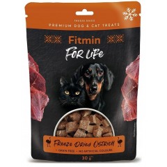 FITMIN For Life Dog and Cat Liofilizowana Struś Przysmak 30g