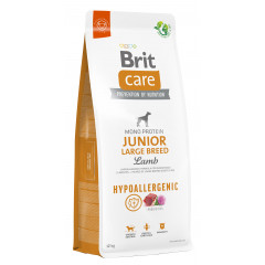 BRIT CARE Dog Hypoallergenic Junior Large Breed Lamb 1kg PROMO Uszkdozenie ubytek