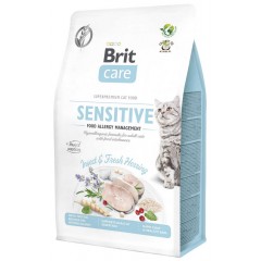 BRIT CARE Cat Grain-Free Sensitive - Insect and Herring 7kg PROMO Uszkodzenie