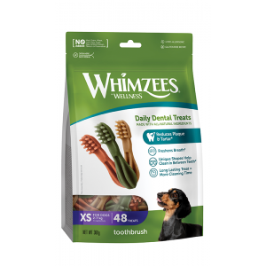 WHIMZEES Gryzaki dentystyczne Szczoteczka XS 48 szt. 