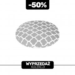 RECOBED Poduszka Caribbean grey -50%