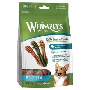 WHIMZEES Gryzaki dentystyczne 2 Week Pack Szczoteczka S 14 szt.