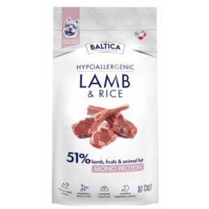 BALTICA NUTRACEUTIC Hypoallergenic Lamb and Rice dla psów ras małych