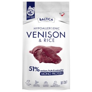 BALTICA NUTRACEUTIC Hypoallergenic Venison and Rice XS/S