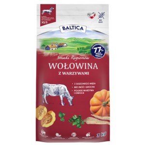 BALTICA Smaki Regionów Wołowina z warzywami XS/S