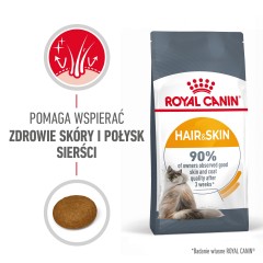 ROYAL CANIN FCN Hair and Skin Care 4kg PROMO Uszkodzenie ubytek