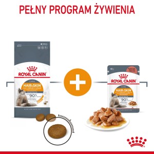 ROYAL CANIN Hair & Skin Care karma sucha dla kotów dorosłych, lśniąca sierść i zdrowa skóra