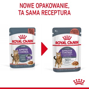 ROYAL CANIN Appetite Control Care karma mokra, plasterki w sosie dla kotów dorosłych uporczywie domagających się jedzenia