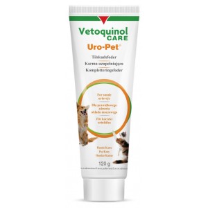 VETOQUINOL Uro-Pet - Pasta zakwaszająca mocz 120g