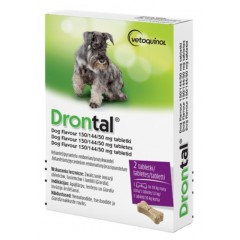 BAYER Drontal Dog Plus Flavour - tabletki na odrobaczanie dla psów do 20kg