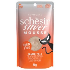 SCHESIR Silver Mus z łososia z dynią 80g (saszetka)