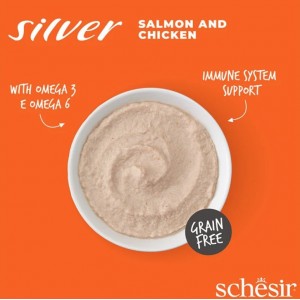 SCHESIR Silver Mus z łososia z dynią 80g (saszetka)