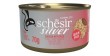 SCHESIR Silver Kurczak z kaczką - mus z siekanym mięsem 70g (puszka)