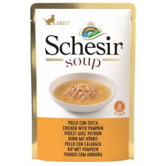 SCHESIR Cat Zupa z kurczakiem i dynią 85g (saszetka)