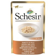 SCHESIR Cat Cienkie paseczki kurczaka w sosie 85g (saszetka)
