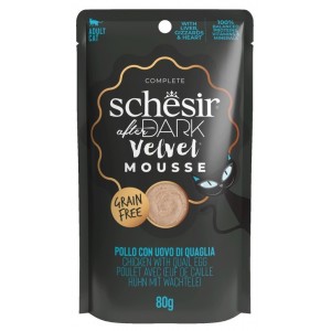 SCHESIR After Dark Filet Mus z kurczaka i jajka przepiórczego 80g (saszetka)
