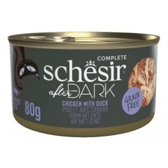 SCHESIR After Dark Filet Kurczak z kaczką w bulionie 80g (puszka)